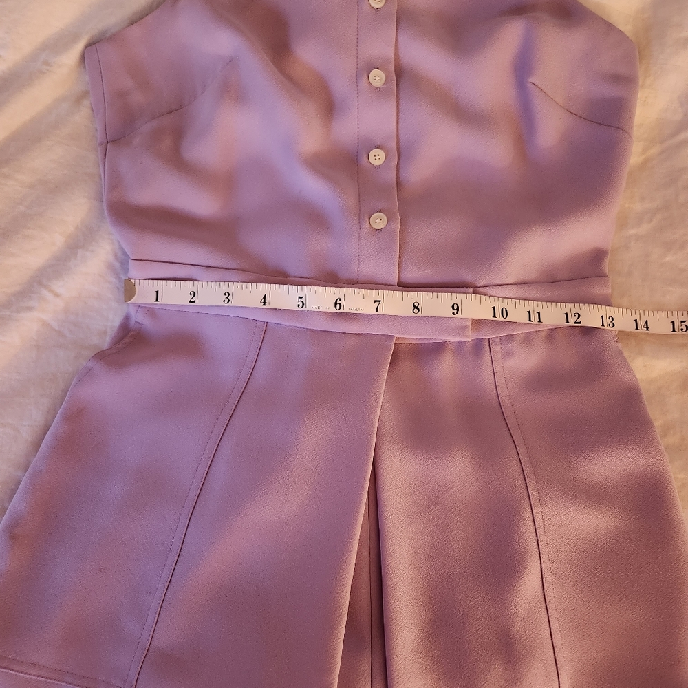 Banana Republic midi sleeveless dress lavender size 2 nwot - Picture 6 of 15